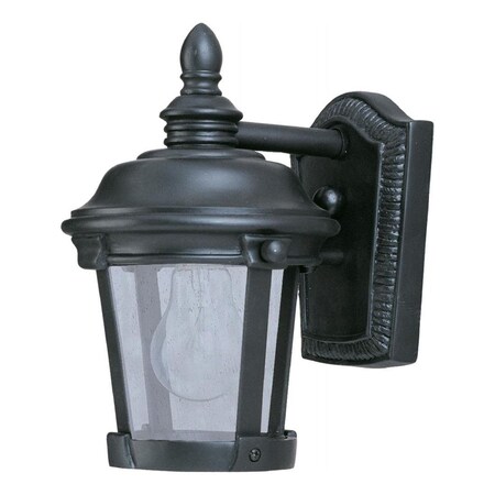 Maxim One Light Bronze Seedy Glass Wall Lantern 40096CDBZ